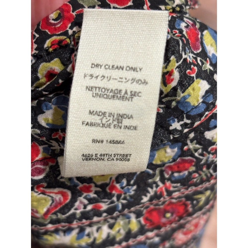 The GREAT The Canary Floral A-Line Midi Skirt Floral Women's 1 Small MSRP $275 - Picture 12 of 12